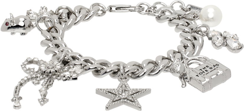 Armband Marc Jacobs Marc Jacobs 'Cats Out of the Bag' Charm Bracelet Metallisk | 2R4JBR001J28