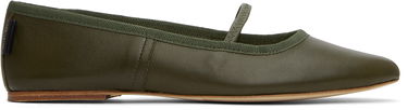 Kläder A.P.C. A.P.C. Swan Ballerina Flats Grön | PXBVQ-F53295, 0