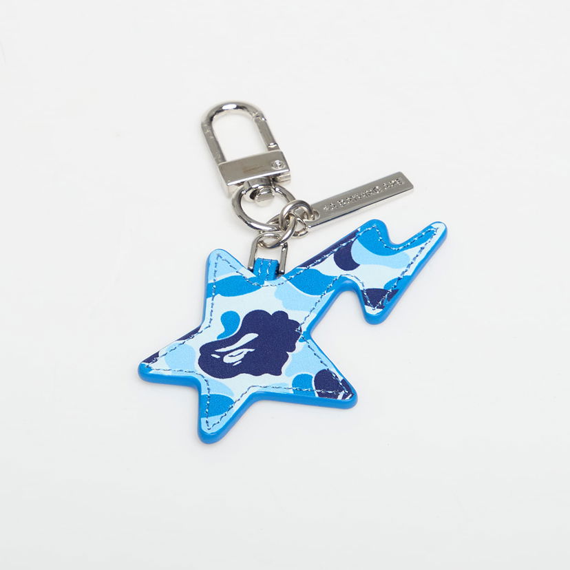 Nyckelringar BAPE Abc Camo Sta Keychain Blå | 001GDL801001MBLU