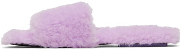 Kläder Marc Jacobs Marc Jacobs 'The J Marc' Teddy Slides Purpur | 2F3FFL112F02, 2