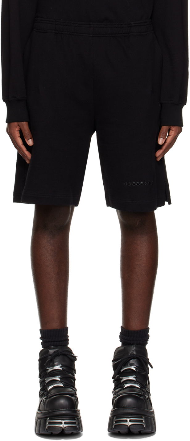 Shorts VETEMENTS VTMNTS Bonded Shorts Svart | VL16PA300B, 0