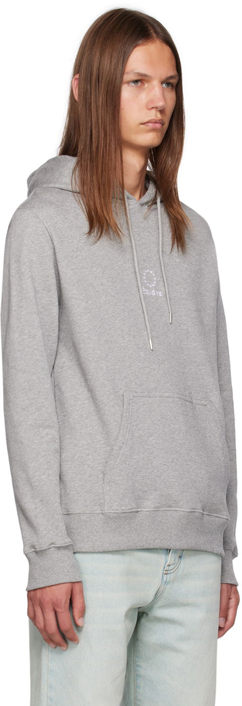 Sweatshirt Études Hoodie With Logo Print Grå | C00ME252A02282, 1