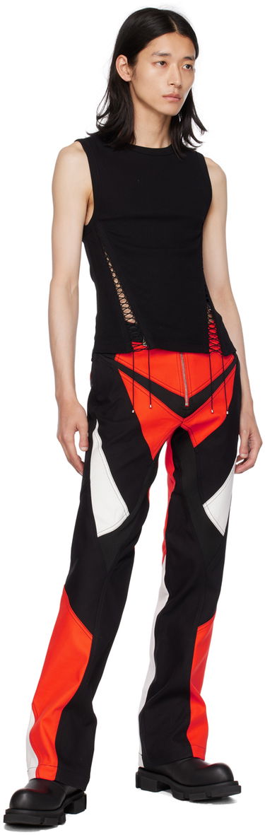 Linne Dion Lee Dion Lee Picot Lace Tank Top Svart | C3149P23, 3