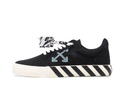 Sneakers och skor Off-White Low Vulcanized Eco Canvas Svart | OMIA085F21FAB0011045