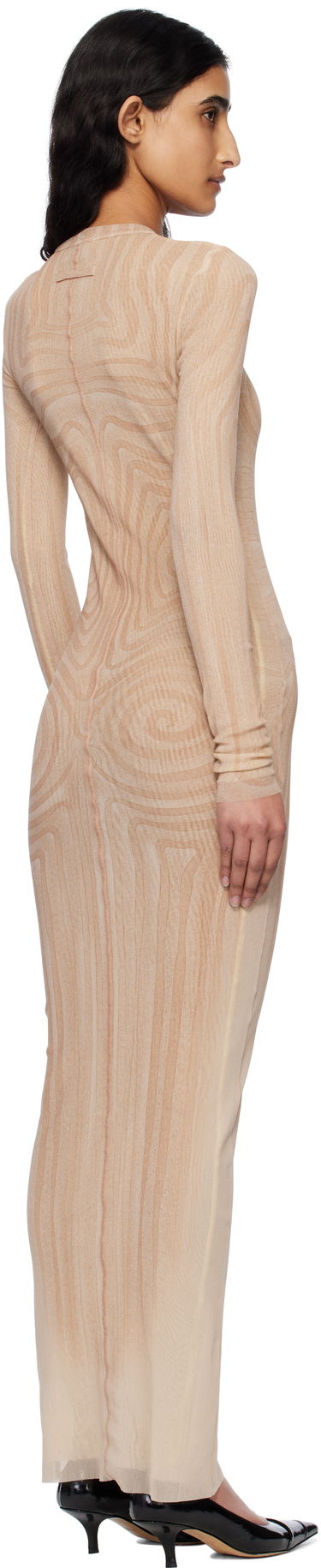 Klä Jean Paul Gaultier Jean Paul Gaultier 'The Long Spirale' Maxi Dress Beige | 25/34-F-RO390-T587-2026, 2