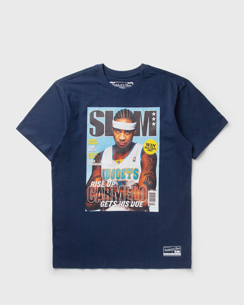 T-shirt Mitchell & Ness Mitchell & Ness Denver Nuggets Carmelo Anthony SLAM T-Shirt Mörkblå | BMTRINTL1276-DNUNAVYAC