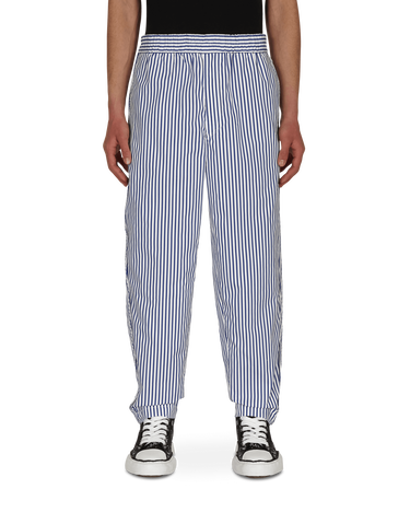 Byxor Comme des Garçons Stripe Trousers Mörkblå | FG-P008-SS21 1, 0