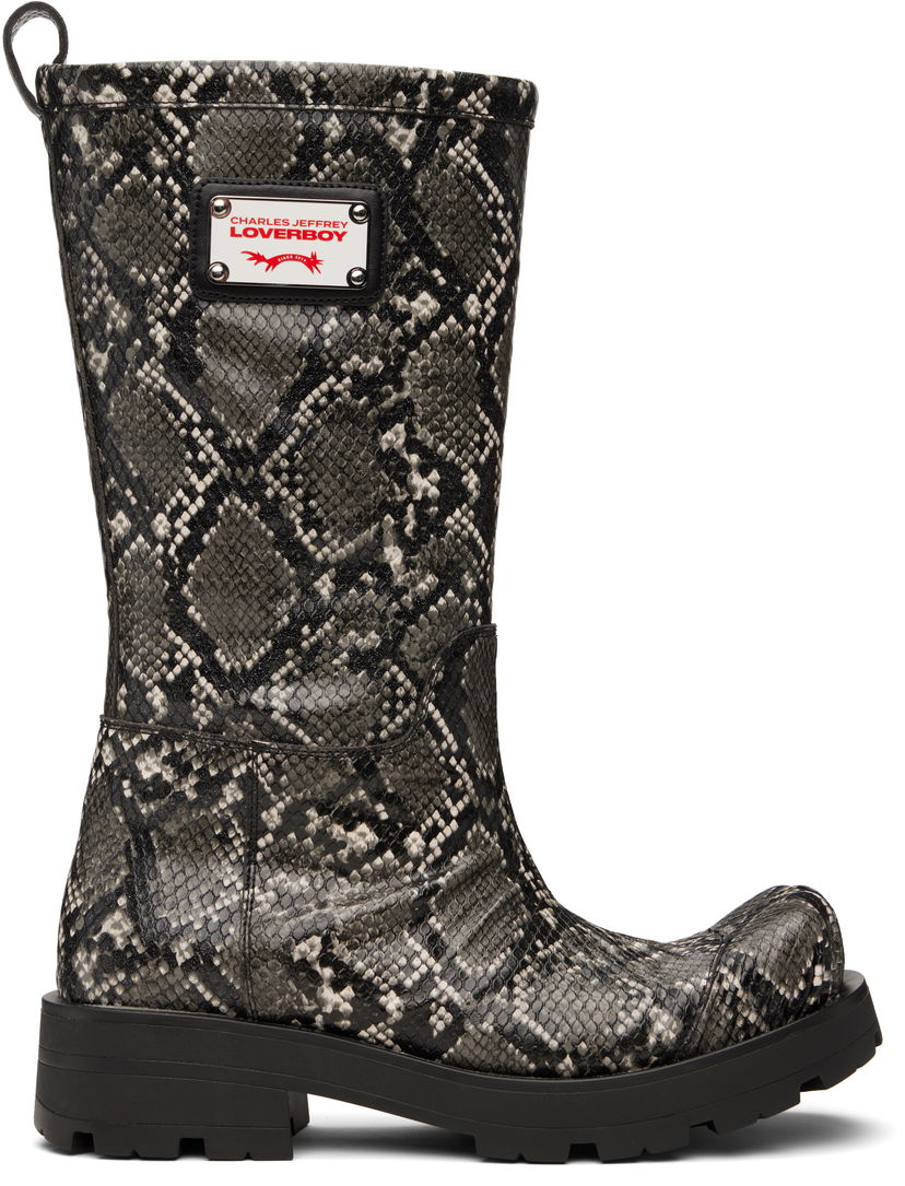 Sneakers och skor Charles Jeffrey Loverboy Charles Jeffrey LOVERBOY Sheathed Moggies Boots Svart | 54150501