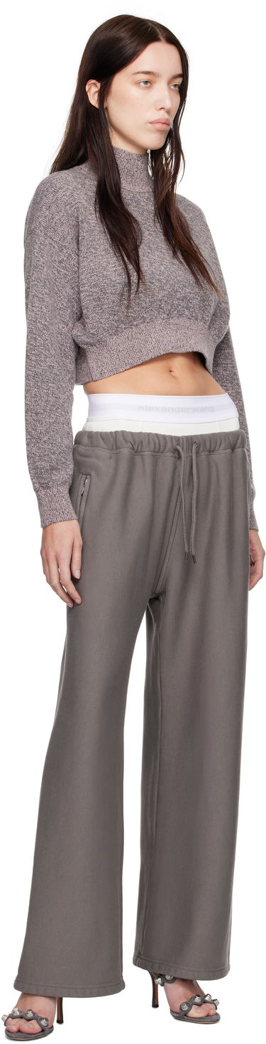 Sweater Alexander Wang Alexander Wang.t Cropped Turtleneck Sweater Rosa | 4KC4241008, 3