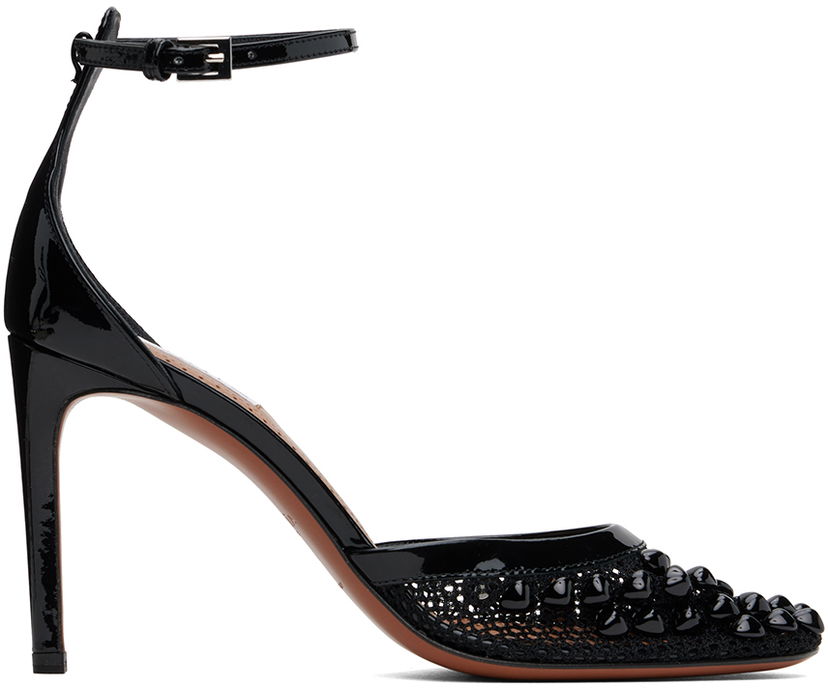 Sneakers och skor Alaïa High Fishnet Pumps Svart | AA3E049TK033