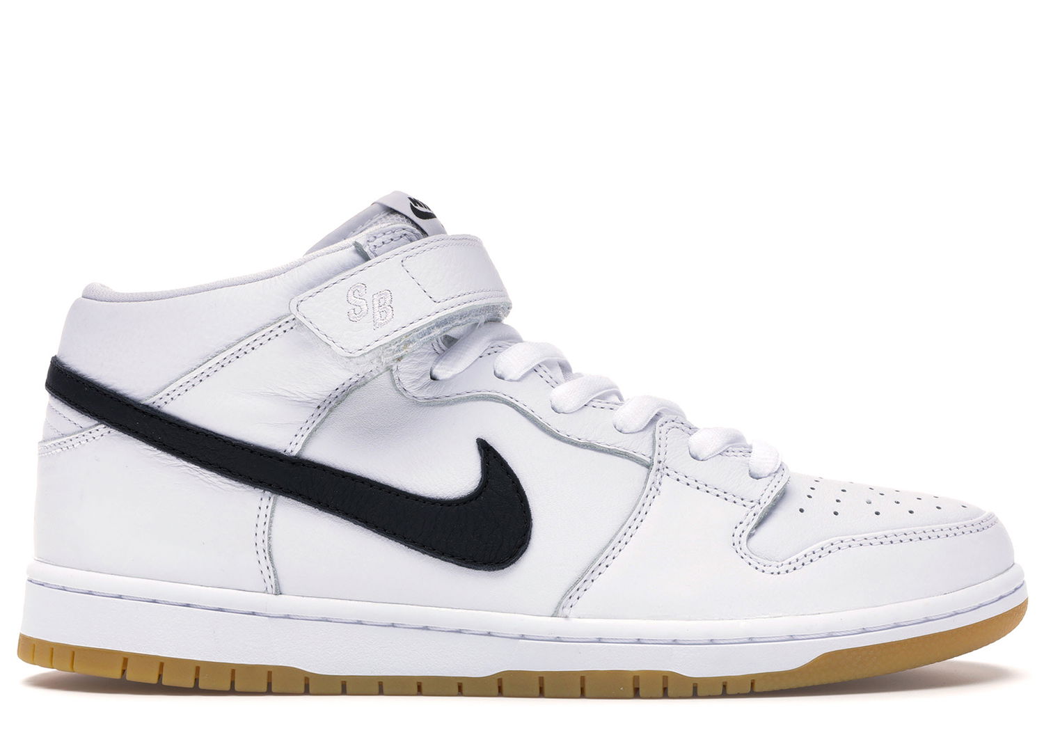 Sneakers och skor Nike SB SB Dunk Mid Orange Label White Vit | CD6754-100, 0