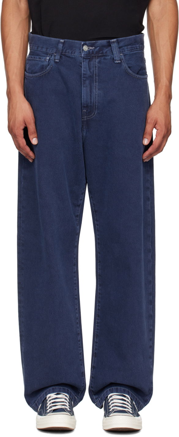 Jeans Carhartt WIP Landon Relaxed Jeans Mörkblå | I033749, 0