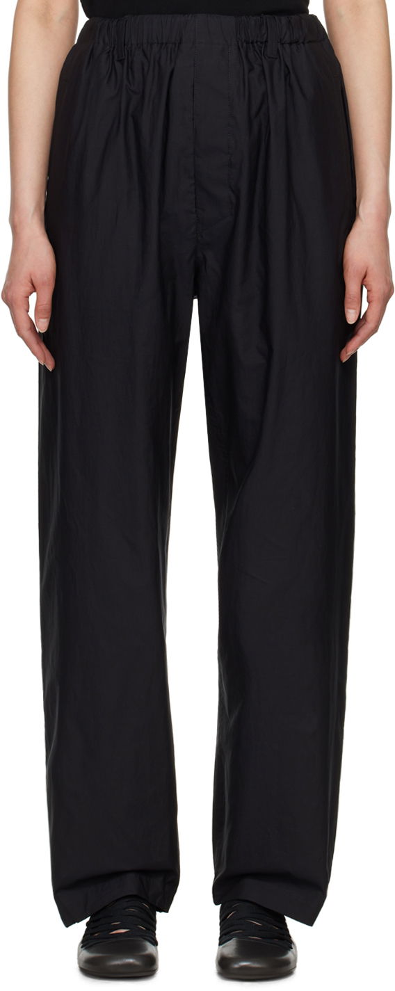 Byxor LEMAIRE LEMAIRE Relaxed Trousers Svart | PA1047 LF1209, 0