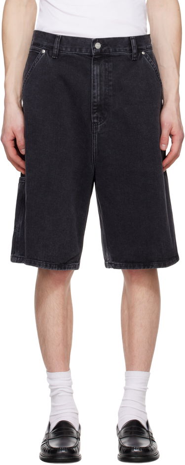 Shorts Carhartt WIP Carhartt WIP Rivet Denim Shorts Svart | I034319, 0