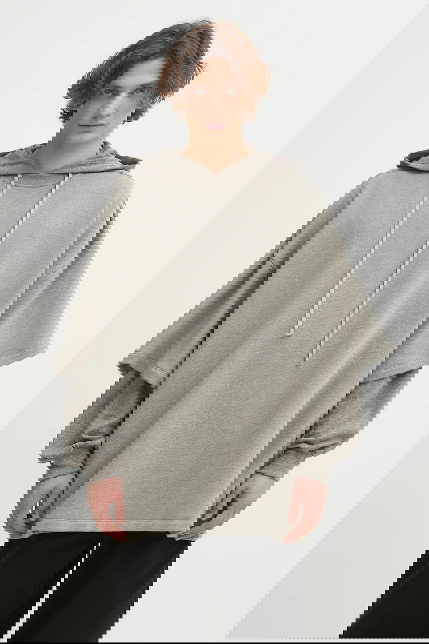 Sweatshirt Rick Owens Rick Owens DRKSHDW Tommy Hustler Hoodie Grå | DU02E7271.FGMJGM, 0