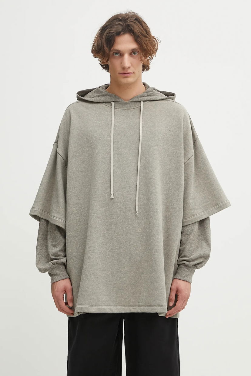 Sweatshirt Rick Owens Rick Owens DRKSHDW Tommy Hustler Hoodie Grå | DU02E7271.FGMJGM