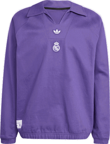 Sweater adidas Performance Real Madrid Terrace Icons Drill Top Purpur | JF2578, 1
