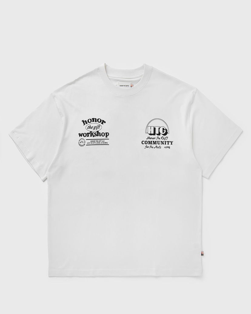 T-shirt Honor The Gift Workshop Community for the Arts T-Shirt Vit | HTG250391-BONE