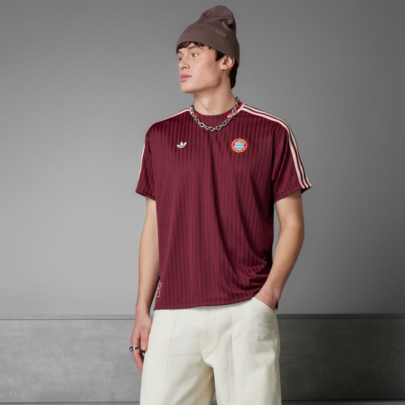 Jersey adidas Performance FC Bayern Terrace Icons T-Shirt Bourgogne | JF0595