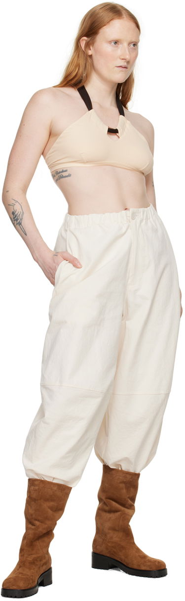 Crop top Baserange Beige Halter Neck Bra Beige | BRCI-RB-SU24, 3