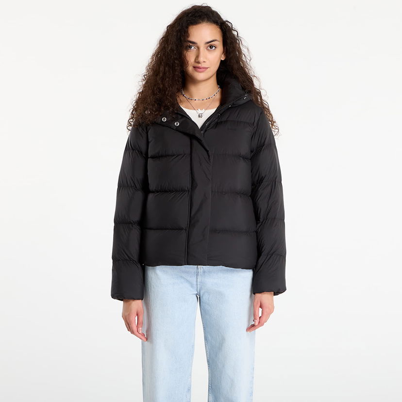 Pufferjacka Tommy Hilfiger Tommy Hilfiger Down Hooded Puffer Jacket Svart | WW0WW45739 BDS