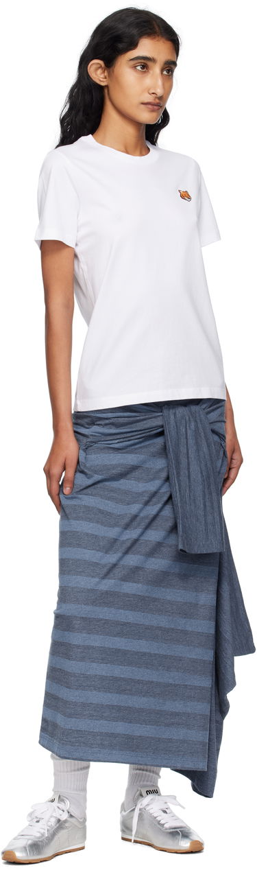 T-shirt MAISON KITSUNÉ Maison Kitsuné Fox Head T-Shirt Vit | PW00113KJ7026, 3
