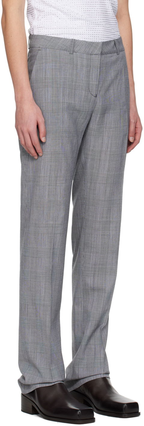 Byxor Coperni Coperni Check Trousers Grå | COPP70834MEN, 1