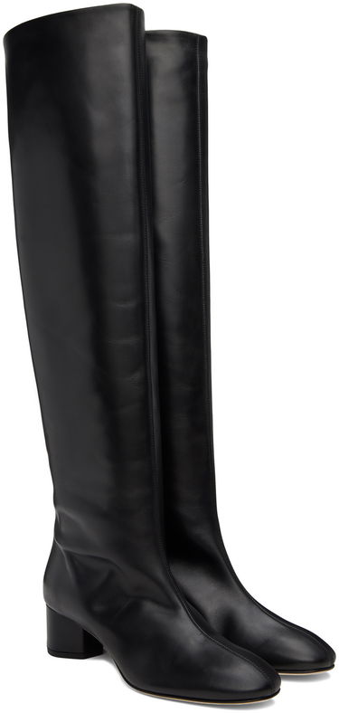 Kläder Aeyde Aeyde Willa Over-the-Knee Boots Svart | A11-KB-DUBR45RO115-FW24-800-001, 3