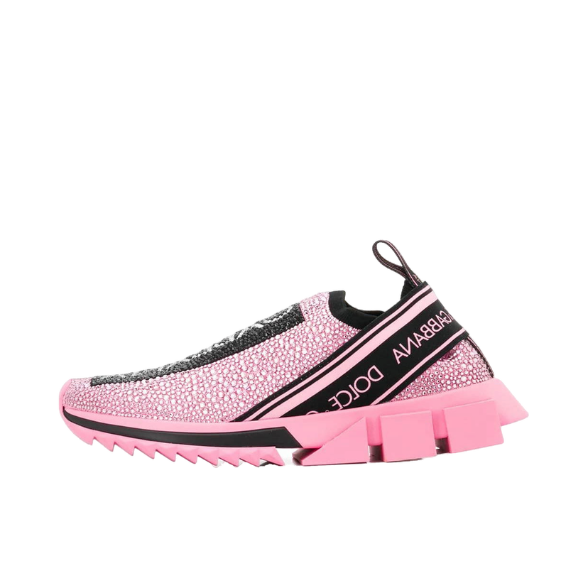 Sneakers och skor Dolce & Gabbana Sorrento Slip On Pink Crystal W Rosa | CK1644AZ2848B400