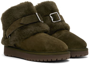 Sneakers och skor Burberry Burberry Shearling Chubby Boots Grön | 8092544, 3
