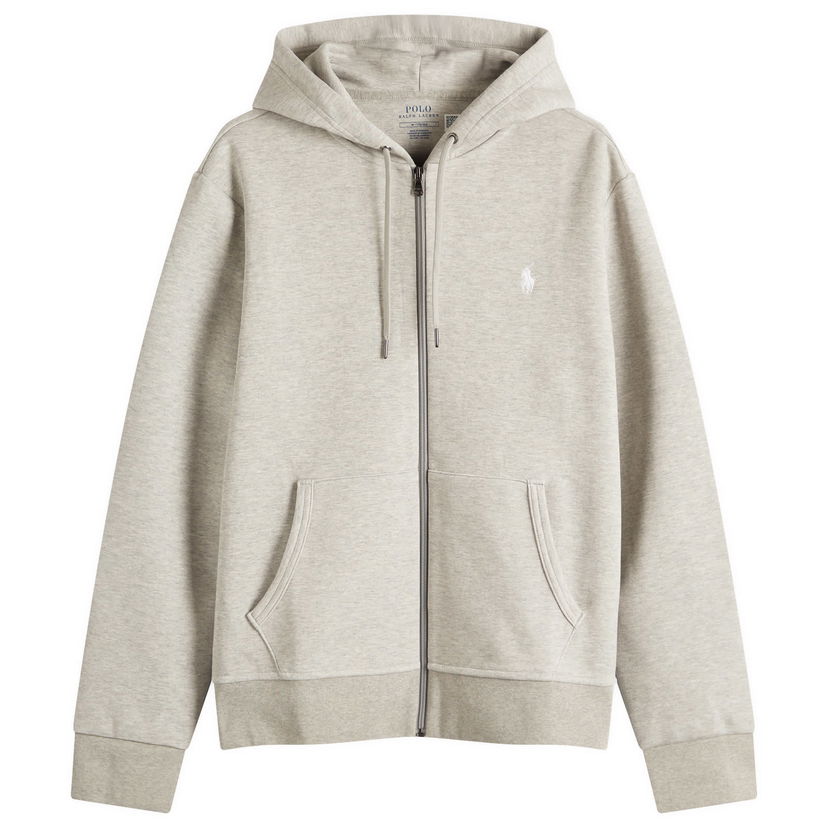 Sweatshirt Polo by Ralph Lauren Ralph Lauren Double Knit Zip Hoodie Grå | 710881517060
