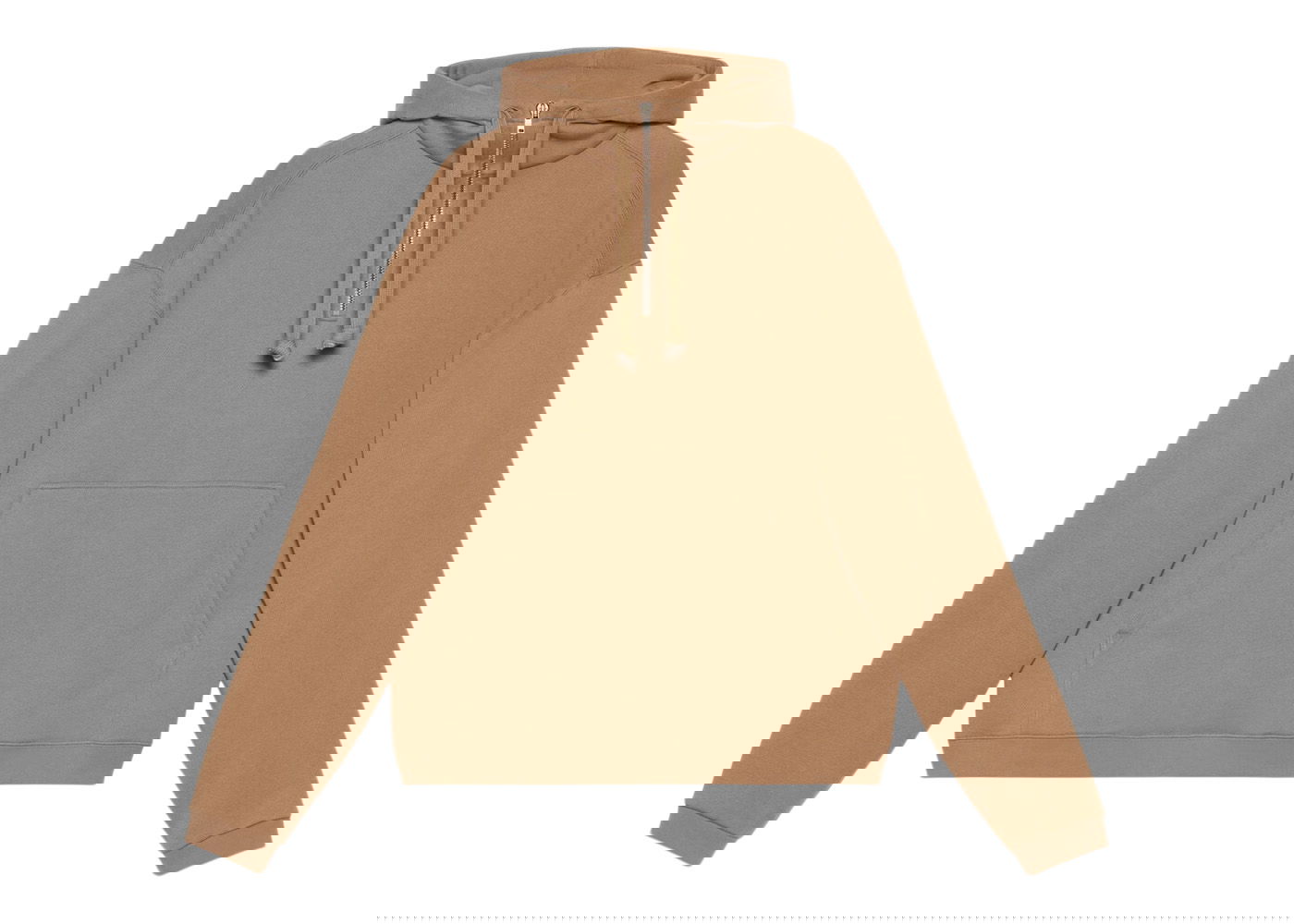 Sweatshirt Gucci Vintage Logo Half-Zip Hoodie Brun | 717424 XJE5N 2597, 0