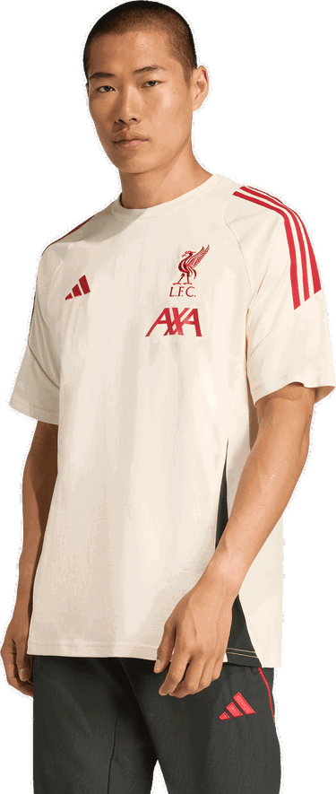 T-shirt adidas Originals Liverpool FC Tiro Cotton Tee Beige | jv6577, 4