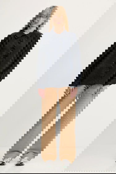 Skjorta Samsoe Samsoe Samsoe Samsoe Sathistle Relaxed Fit Shirt Svart | F25100022, 4