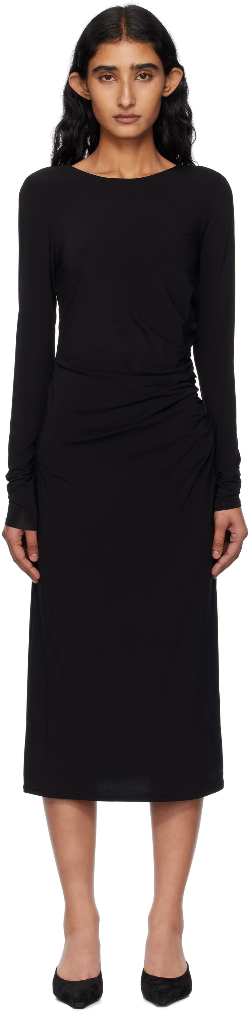 Klä Max Mara Max Mara Zitto Midi Dress Svart | 2526626031600