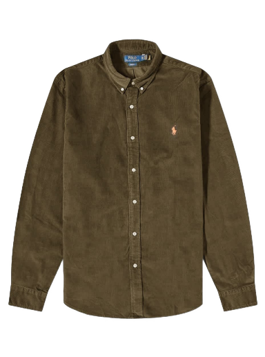 Skjorta Polo by Ralph Lauren Corduroy Defender Grön | 710818761014