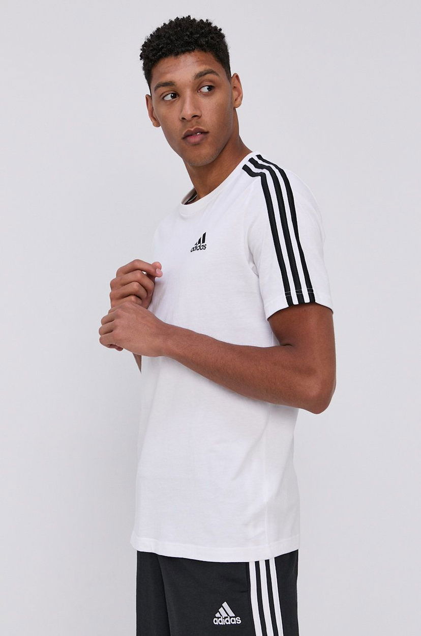 T-shirt adidas Originals 3-Stripes Logo Graphic T-Shirt Vit | GL3733