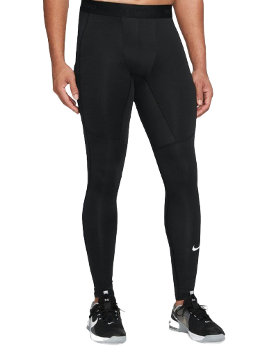 Damasker Nike Pro Dri Fit Camo Warm Svart | fb7961-010