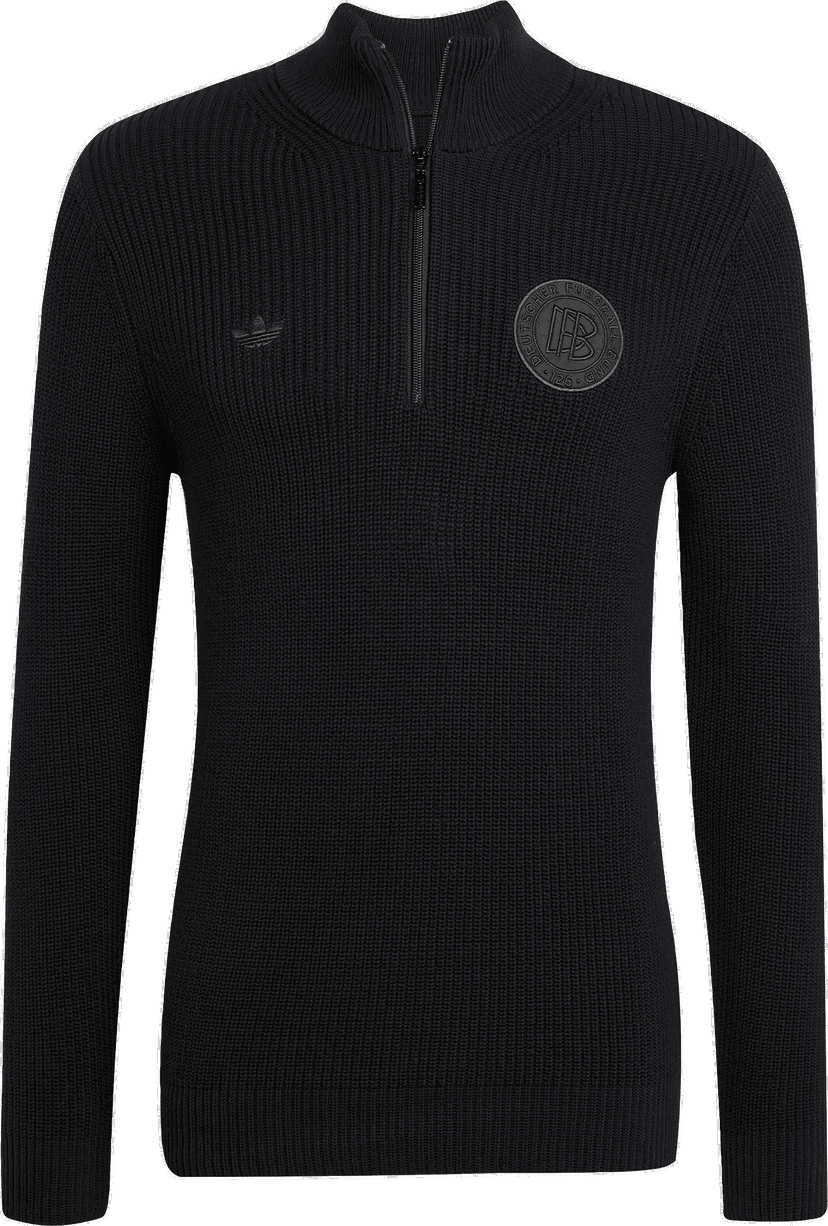 Sweater adidas Originals Adidas DFB Deutschland Half-Zip Sweatshirt Svart | ji6778