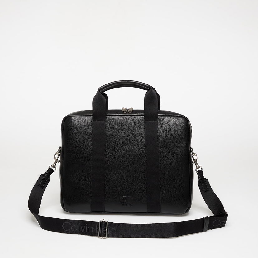 Axelväska CALVIN KLEIN Calvin Klein Webbing Strap Laptop Bag Svart | LV04D3272G UB1
