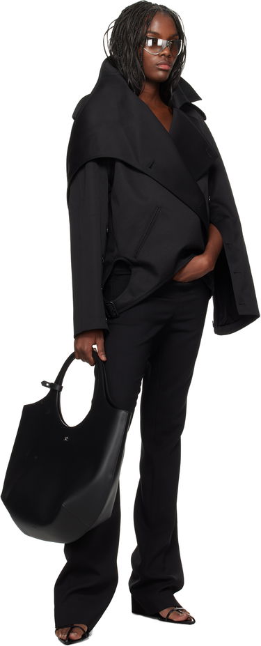 Handväska Courrèges Courrèges Maxi Holy Leather Tote Bag Svart | 424GSA145CR0065, 3