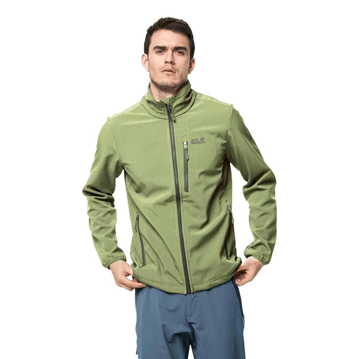 Jacka Jack Wolfskin Whirlwind Softshell Jacket Grön | 1305801-4129, 0