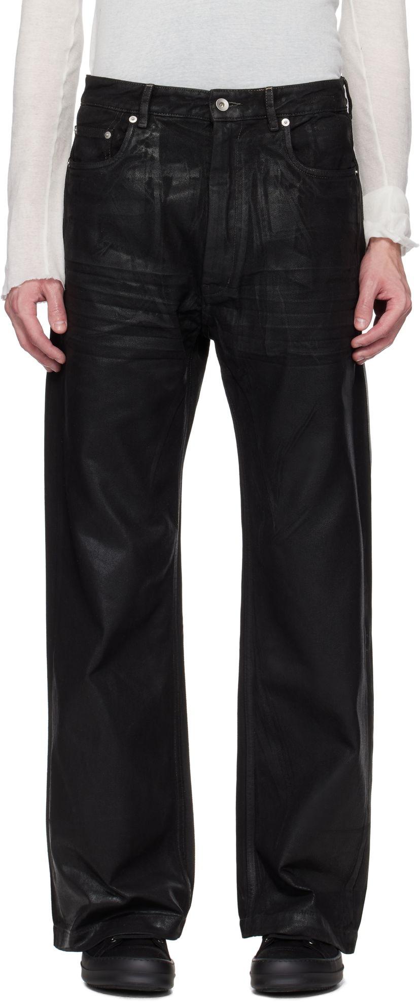 Jeans Rick Owens Rick Owens DRKSHDW Hollywood Geth Jeans Svart | DU01E3351 DCF