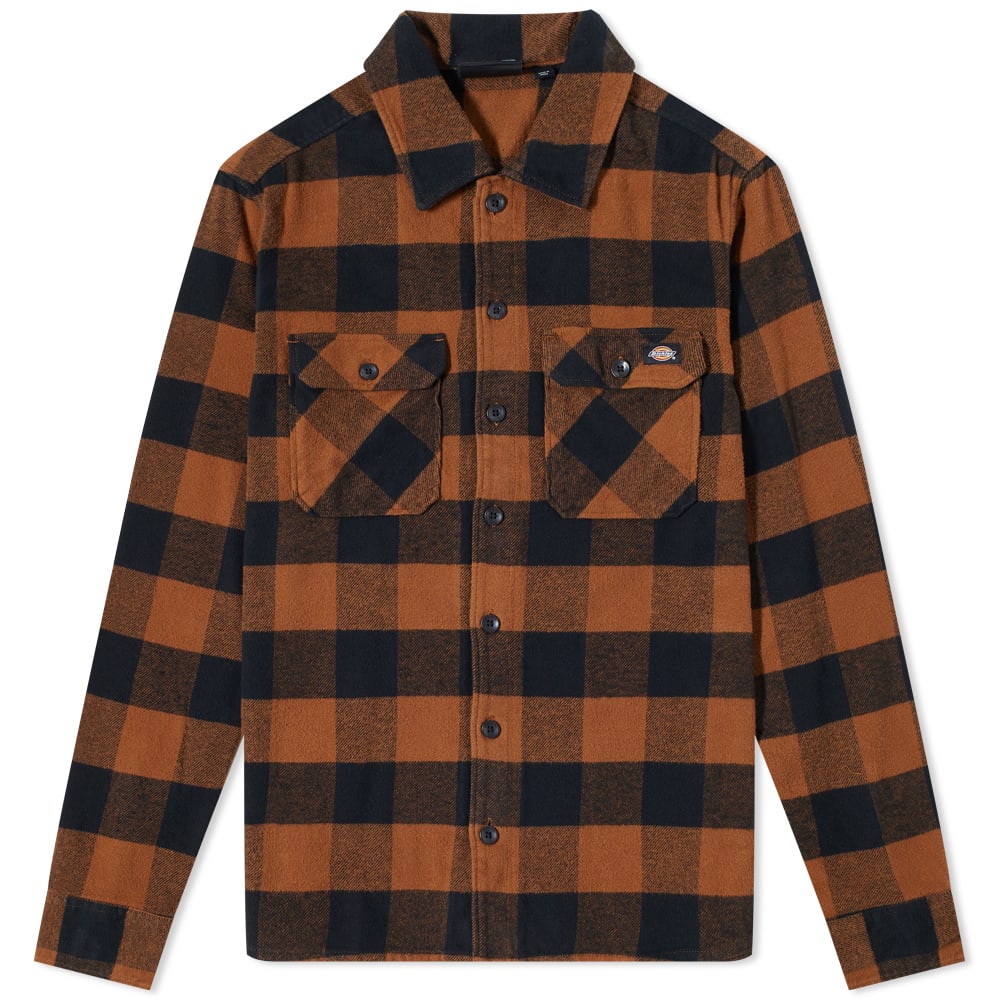 Skjorta Dickies Sacramento Check Flannel Svart | DK0A4XDZBD01, 0