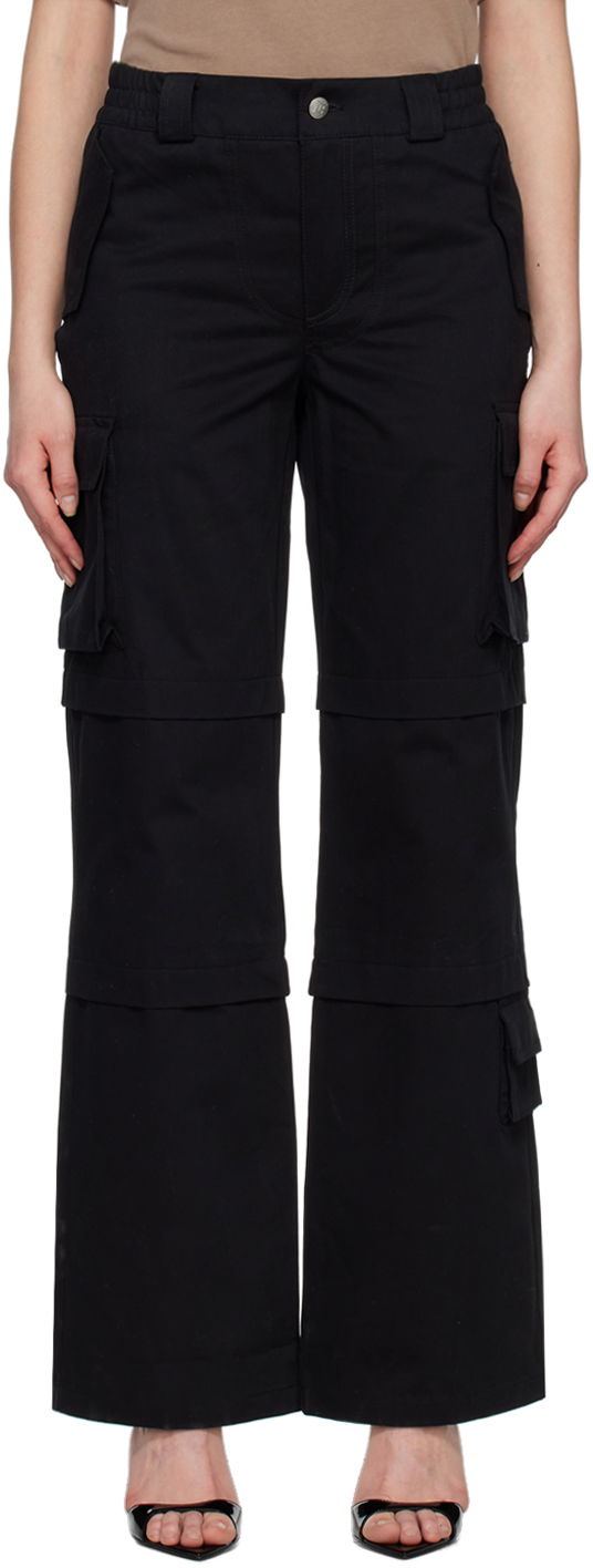 Cargo byxor MISBHV Work Utility Cotton Cargo Pants Svart | 3121W309