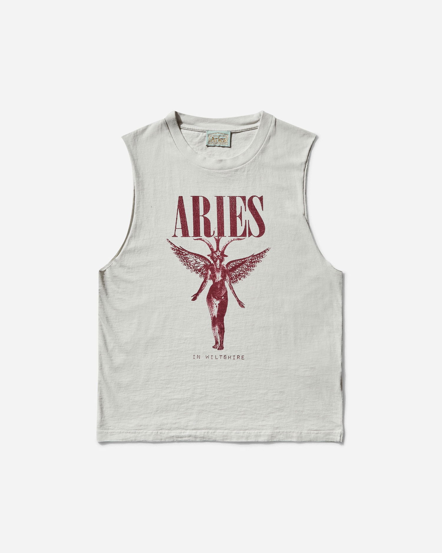 Linne Aries Faded Muscle Vest Beige | AR4002703 OFFWHT, 0