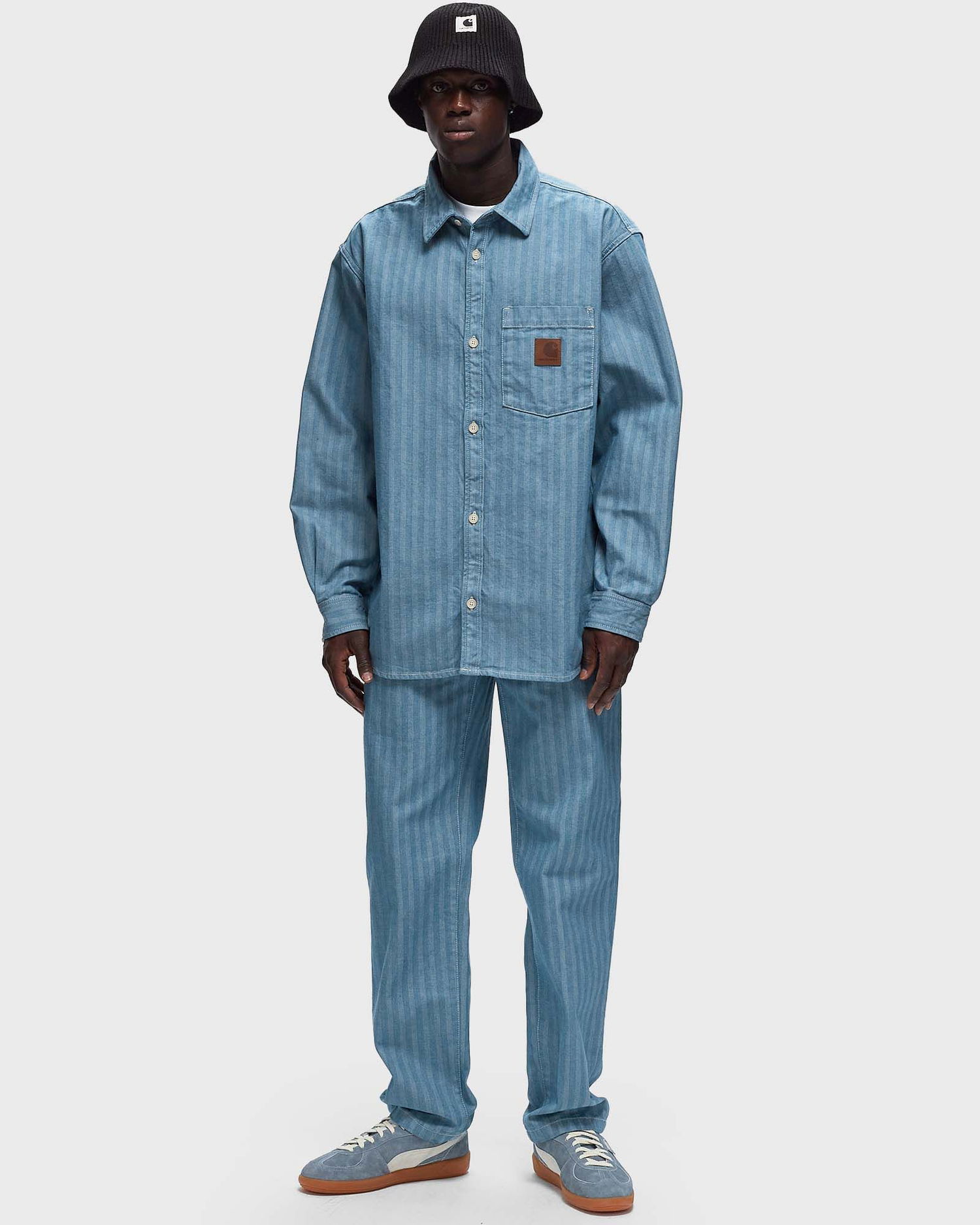 Jacka Carhartt WIP Menard Shirt Jacket Blå | I033577-01.02, 1