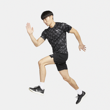 T-shirt Nike Dri-FIT Miler Running Top Svart | DX0870-060, 2