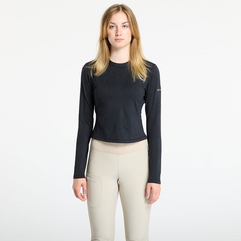 T-shirt Columbia Granite Point™ Long-Sleeve Crew Neck T-shirt Svart | 2135401010