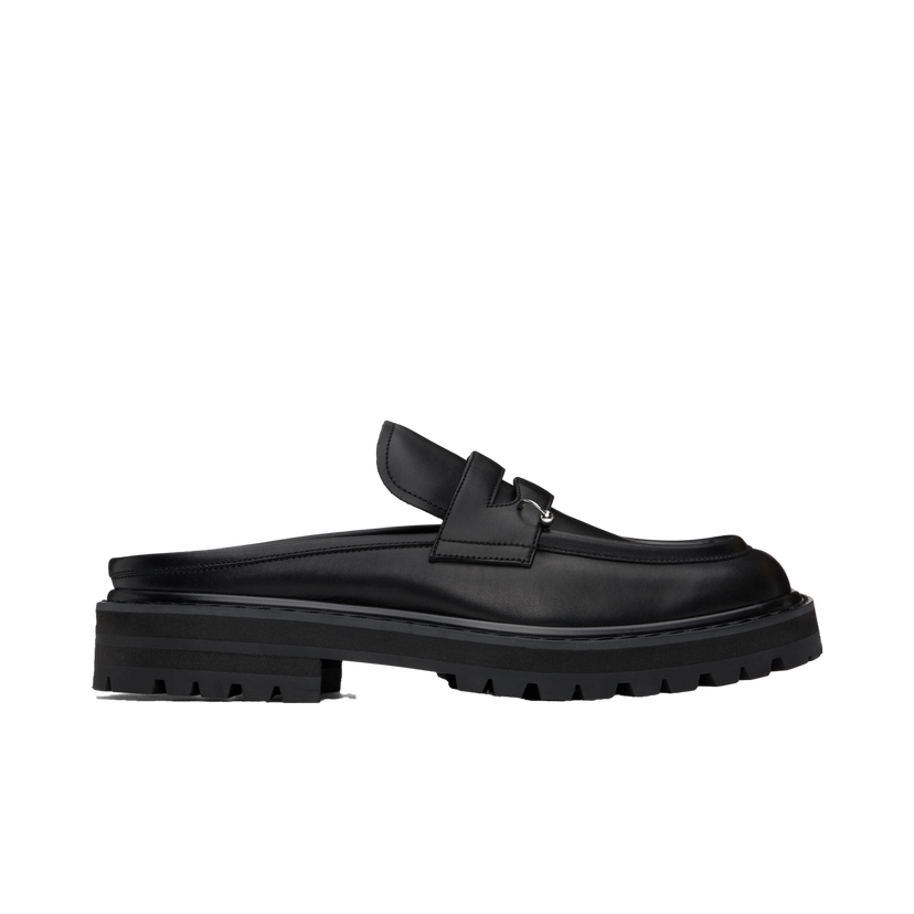 Sneakers och skor Marni Leather Piercing 2.0 Chunky Slip-on Loafers Svart | SBMR003803 P5088